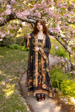 Load image into Gallery viewer, The Messenger Opera Duster Robe w/ Joan of Arc & Florals