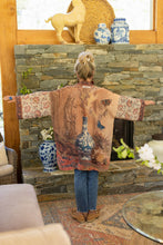 Load image into Gallery viewer, The Storyteller Matinée Duster Bamboo Kimono w/ Chinoiserie