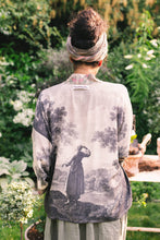 Load image into Gallery viewer, Still I Rise Pixie Duster Cropped Kimono w/Sunrise Woman