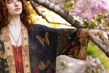 Load image into Gallery viewer, The Messenger Opera Duster Robe w/ Joan of Arc & Florals