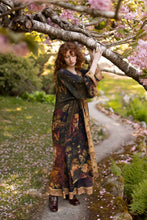 Load image into Gallery viewer, The Messenger Opera Duster Robe w/ Joan of Arc & Florals