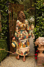 Load image into Gallery viewer, Stay Gold Opera Duster Bamboo Kimono Robe w/ Rabbit & Bees