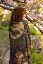 Load image into Gallery viewer, The Messenger Opera Duster Robe w/ Joan of Arc & Florals