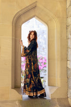 Load image into Gallery viewer, The Messenger Opera Duster Robe w/ Joan of Arc & Florals