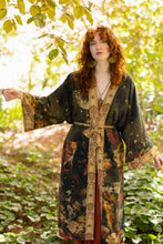 Load image into Gallery viewer, The Messenger Opera Duster Robe w/ Joan of Arc & Florals