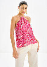 Load image into Gallery viewer, Pretty In Pink Halter Top With Chocker