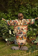 Load image into Gallery viewer, Stay Gold Opera Duster Bamboo Kimono Robe w/ Rabbit & Bees