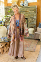 Load image into Gallery viewer, The Storyteller Matinée Duster Bamboo Kimono w/ Chinoiserie