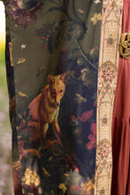 Load image into Gallery viewer, The Messenger Opera Duster Robe w/ Joan of Arc & Florals