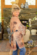 Load image into Gallery viewer, The Storyteller Matinée Duster Bamboo Kimono w/ Chinoiserie