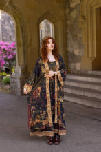 Load image into Gallery viewer, The Messenger Opera Duster Robe w/ Joan of Arc & Florals