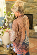 Load image into Gallery viewer, The Storyteller Matinée Duster Bamboo Kimono w/ Chinoiserie