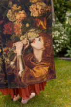 Load image into Gallery viewer, The Messenger Opera Duster Robe w/ Joan of Arc & Florals