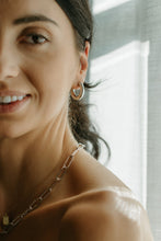 Load image into Gallery viewer, Bold Hoop Earrings in Silver