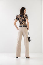 Load image into Gallery viewer, Butterfly Ruched Sleeves Top