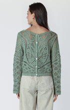 Load image into Gallery viewer, Laila Button Back Crochet Cardigan