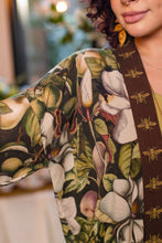 Load image into Gallery viewer, Fleur De Lune Pixie Duster Crop Kimono w/ Florals &amp; Bees
