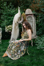 Load image into Gallery viewer, I Dream in Flowers Bohéme Long Maxi Slip Dress With Bee
