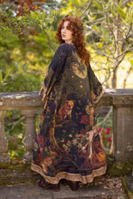 Load image into Gallery viewer, The Messenger Opera Duster Robe w/ Joan of Arc &amp; Florals
