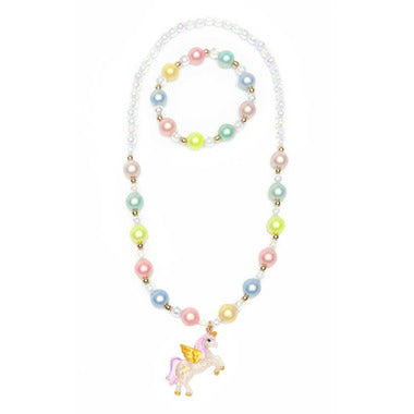 Happy Go Unicorn Necklace/Bracelet Set