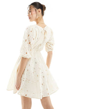 Load image into Gallery viewer, Vanilla Eyelet Dress
