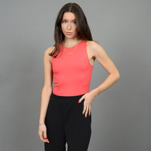 Load image into Gallery viewer, Roxanna Crew Neck Bodysuit - Radiant Red
