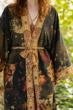 Load image into Gallery viewer, The Messenger Opera Duster Robe w/ Joan of Arc &amp; Florals
