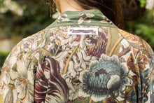 Load image into Gallery viewer, Love Grows Wild Pixie Duster Bamboo Kimono w/ Bees Cropped
