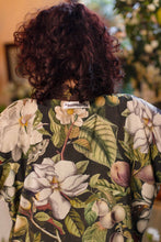 Load image into Gallery viewer, Fleur De Lune Pixie Duster Crop Kimono w/ Florals &amp; Bees

