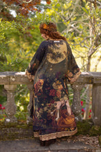 Load image into Gallery viewer, The Messenger Opera Duster Robe w/ Joan of Arc &amp; Florals
