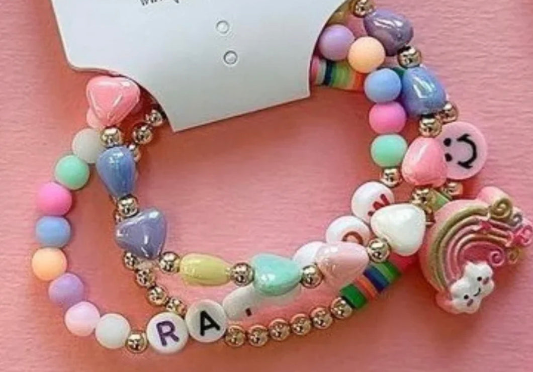 Rainbow Bracelet Set