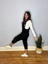 Load image into Gallery viewer, Dahlia Linen Blend Jumpsuit - Black
