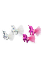 Load image into Gallery viewer, Iridescent Unicorn Hairclips
