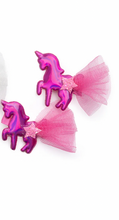 Load image into Gallery viewer, Iridescent Unicorn Hairclips
