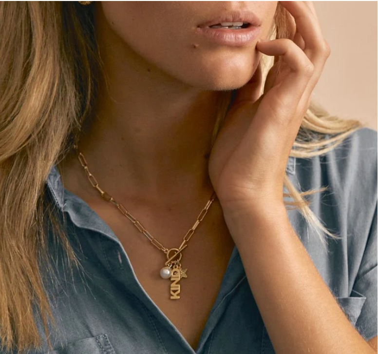 Kind Dangle Necklace