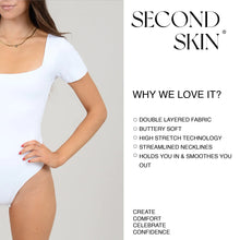 Load image into Gallery viewer, Viola V-Neck Shirred Bodysuit Black
