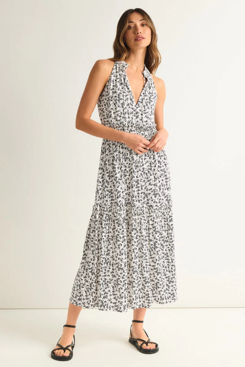 Black Rose Midi Dress