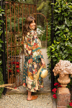 Load image into Gallery viewer, Stay Gold Opera Duster Bamboo Kimono Robe w/ Rabbit &amp; Bees
