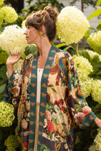 Load image into Gallery viewer, Stay Gold Opera Duster Bamboo Kimono Robe w/ Rabbit &amp; Bees
