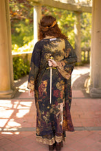 Load image into Gallery viewer, The Messenger Opera Duster Robe w/ Joan of Arc &amp; Florals
