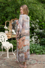 Load image into Gallery viewer, Imaginarium Opera Duster Bamboo Kimono Robe w/ Moon, Dreamer
