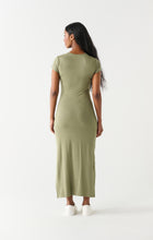 Load image into Gallery viewer, Dusty Mint Tie Front Dress
