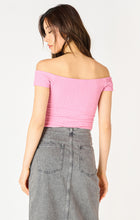 Load image into Gallery viewer, Rosa Off Shoulder Texture Top
