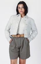 Load image into Gallery viewer, Linen Cropped Jacket
