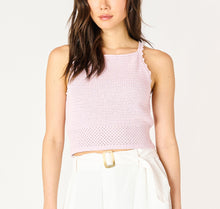 Load image into Gallery viewer, Lilac Crochet Tank

