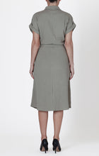 Load image into Gallery viewer, Utility Midi Shirt Dress
