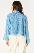 Load image into Gallery viewer, Alexa Cropped Denim Trench
