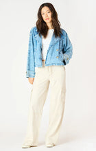 Load image into Gallery viewer, Alexa Cropped Denim Trench
