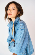 Load image into Gallery viewer, Alexa Cropped Denim Trench
