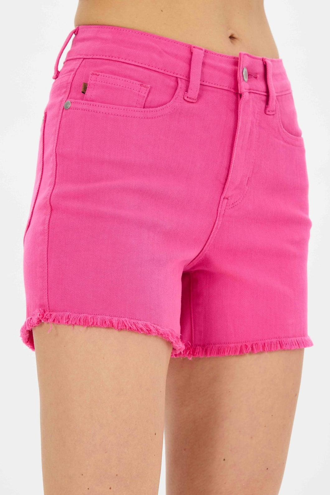 Judy Blue Hot Pink Shorts